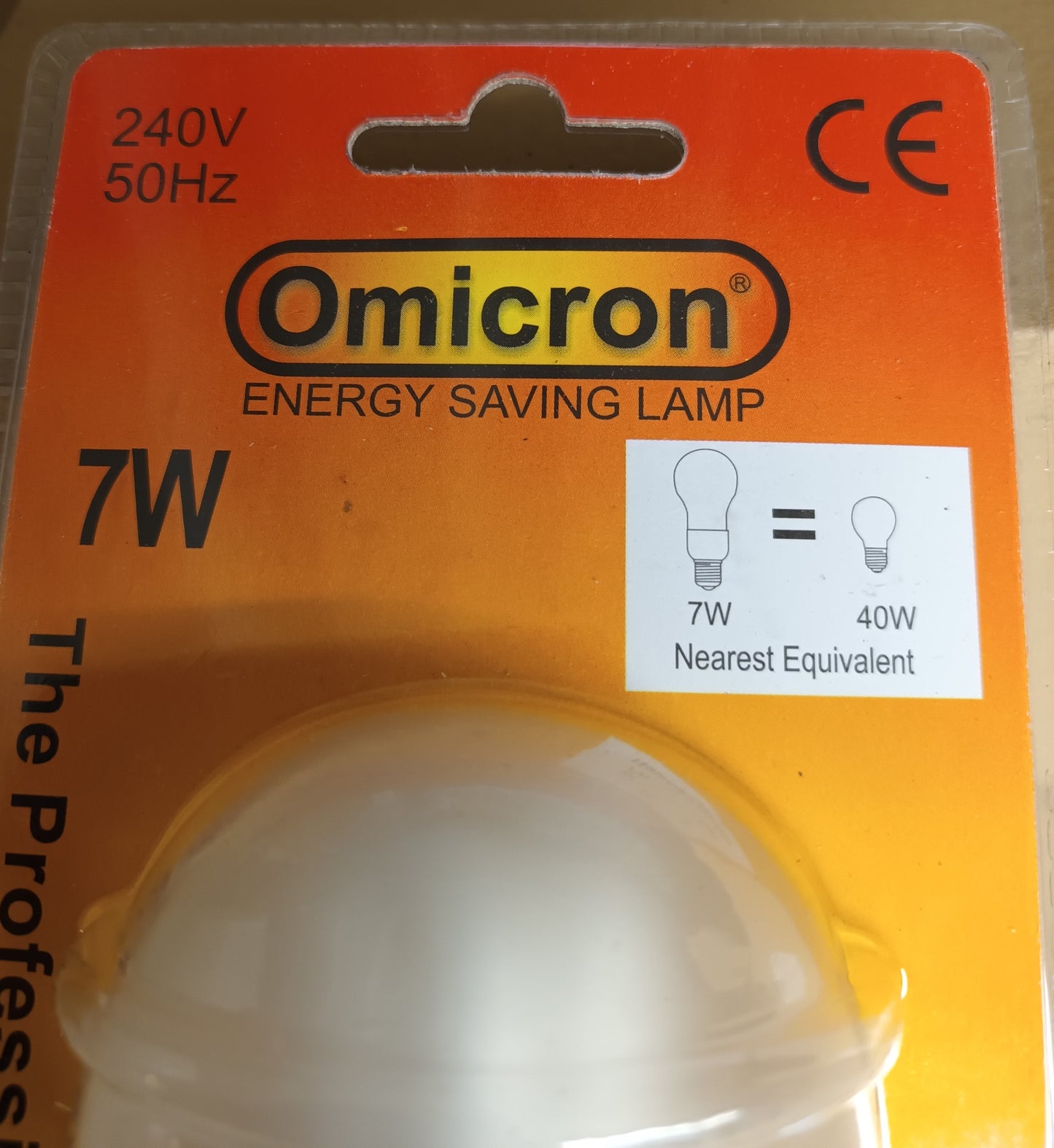 GLS 7 W BC CFL Warm White