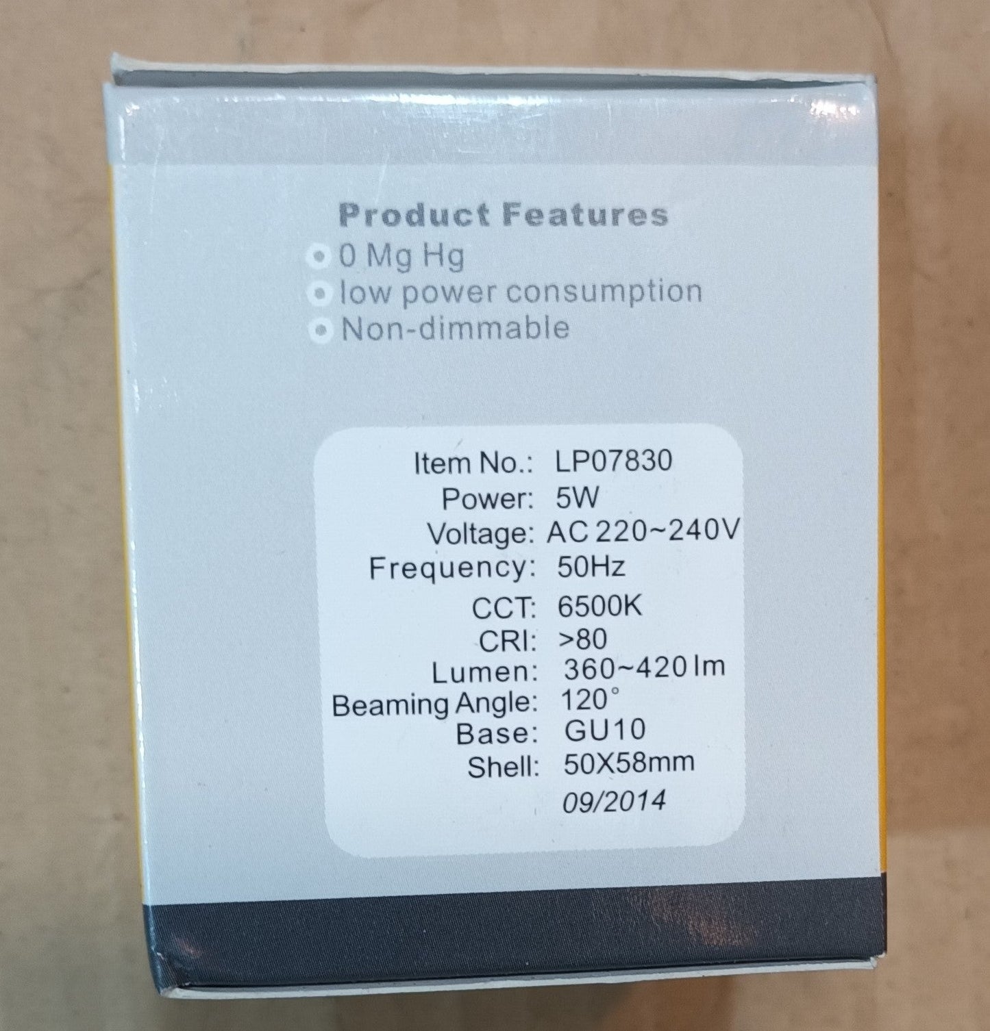 LED Gu10 5Watt Daylight / 6500K Flood from £1.70