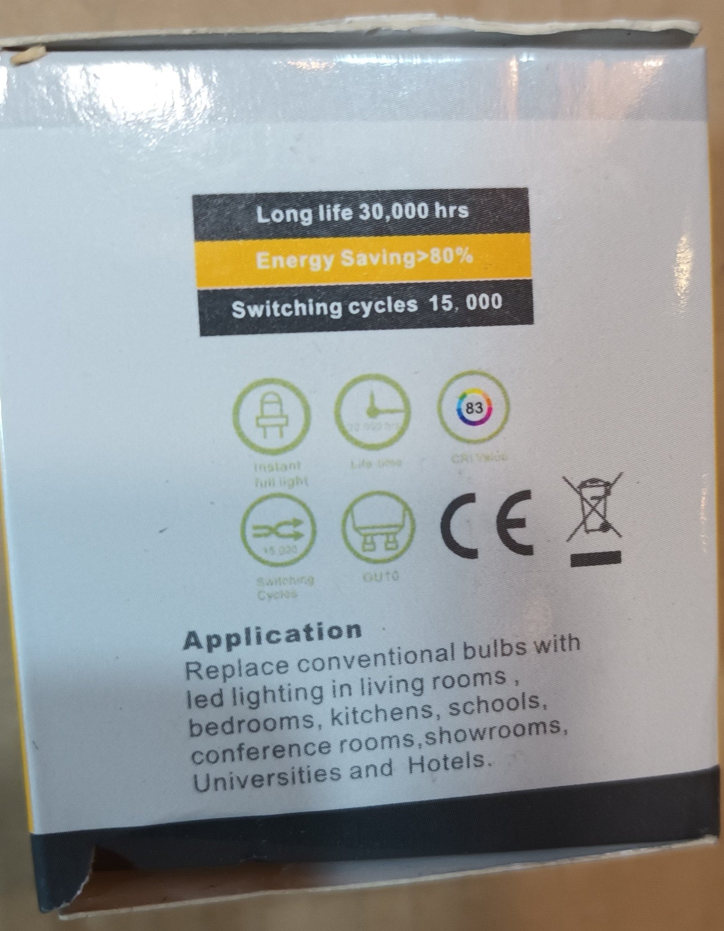 LED Gu10 5 Watt Daylight / 6500K Flood from £1.70