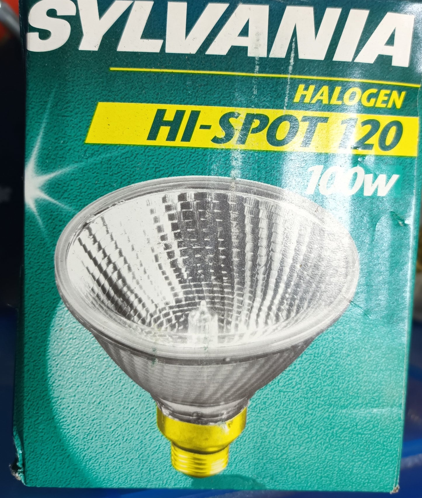 Hi Spot 120 Halogen 100Ws 30</p>° Flood ES / E27 code 21147 PAR38 by Sylvania