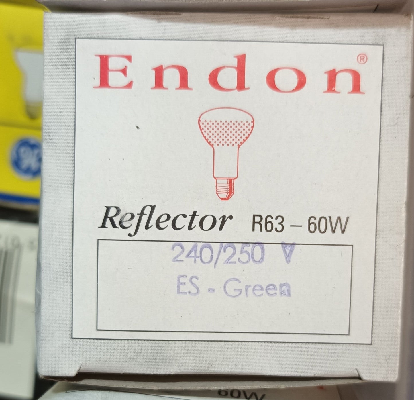 R63 Green 60Watts Incandescent Reflector Spot Lamp ES / E27 by Endon from £2.50