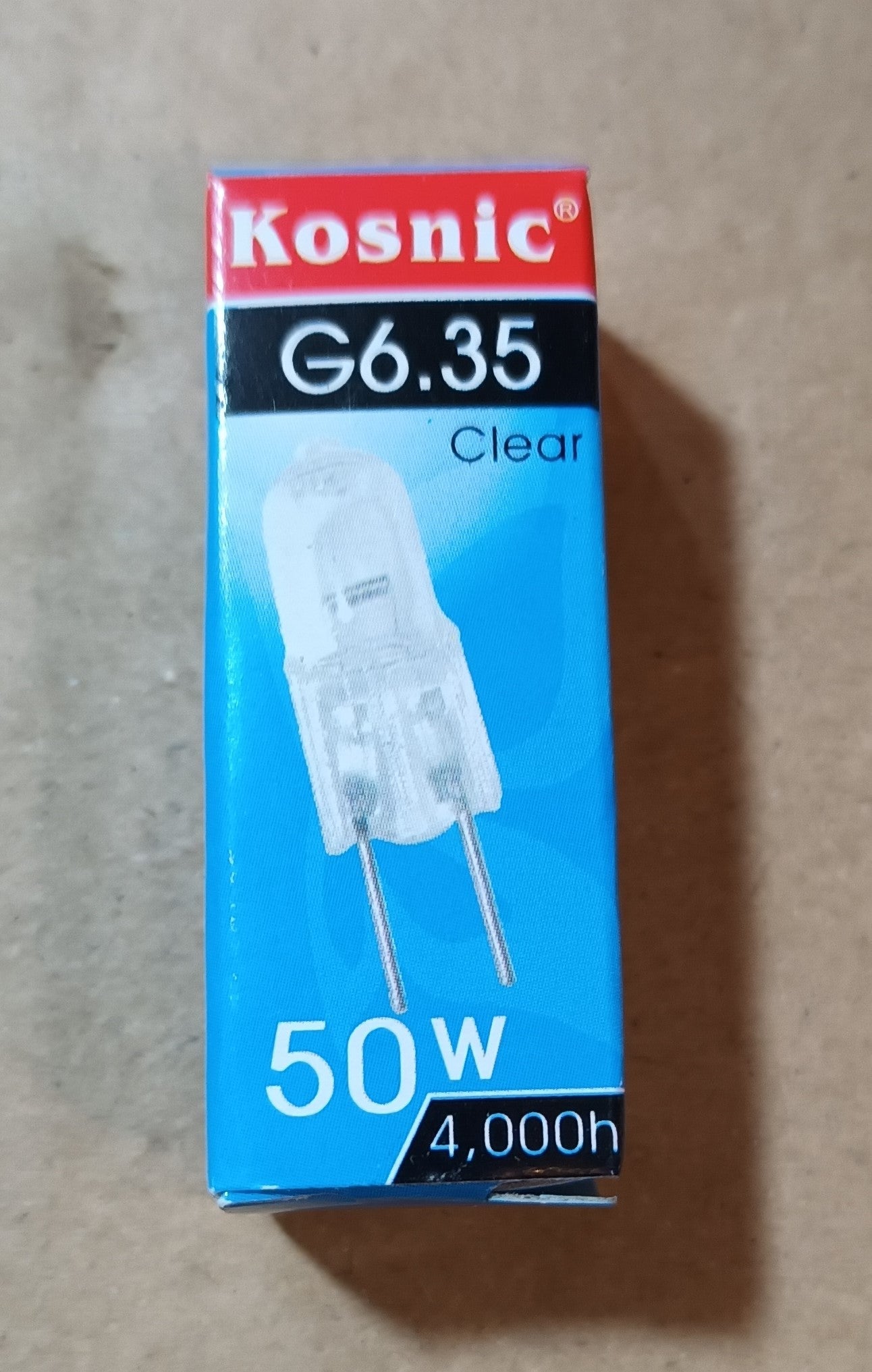 Halogen Capsule G6.35 12V 50 Ws Light Bulb by Kosnic