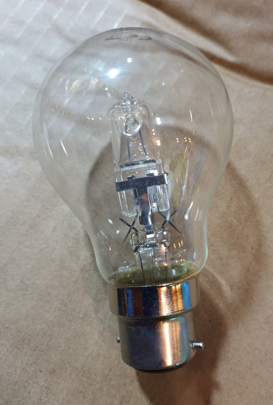 GLS Halogen Clear 70Watt ( 1200LM ) BC / B22 cap by Kosnic