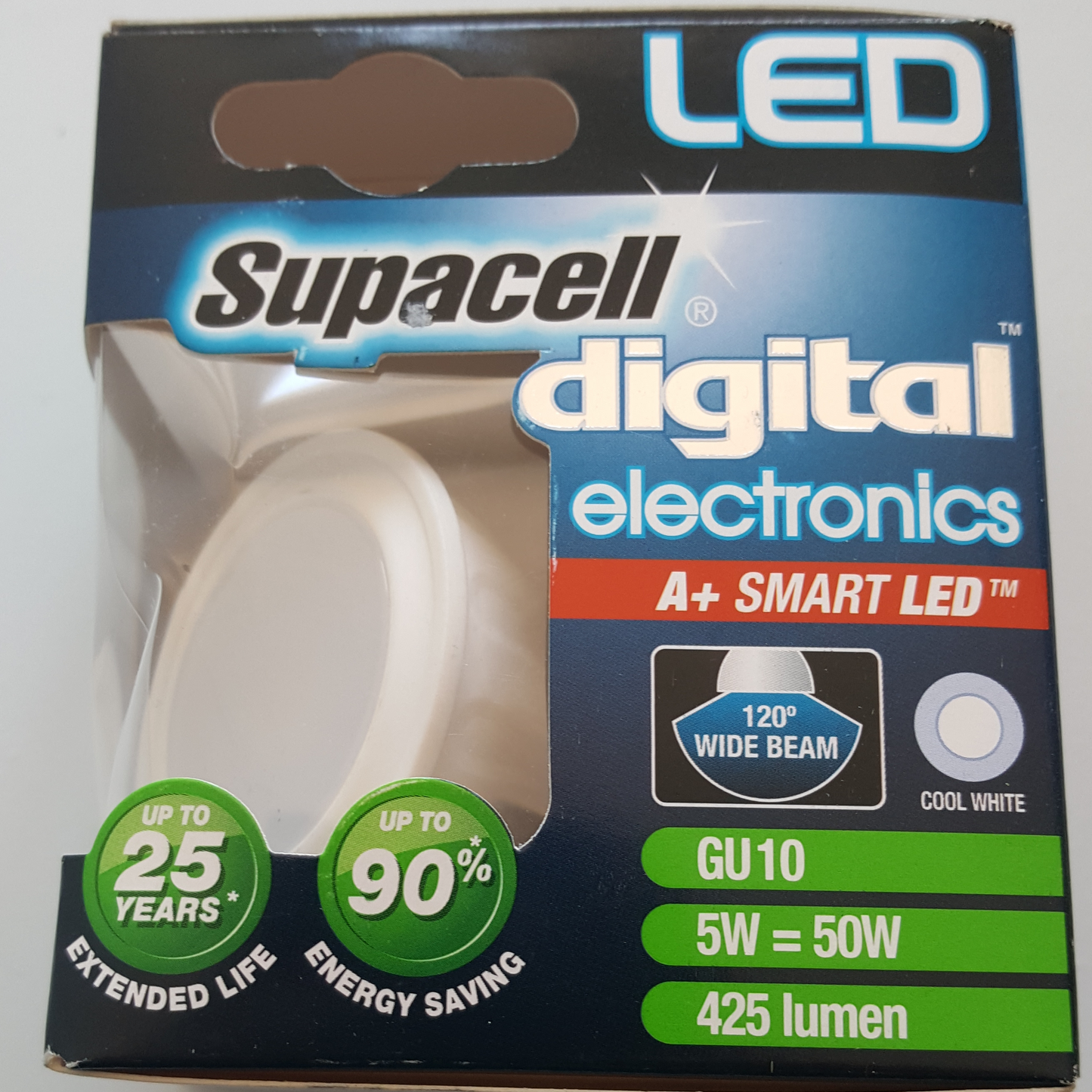 LED GU10 5W 6K/Daylight In Flood - Beachcomber Lighting