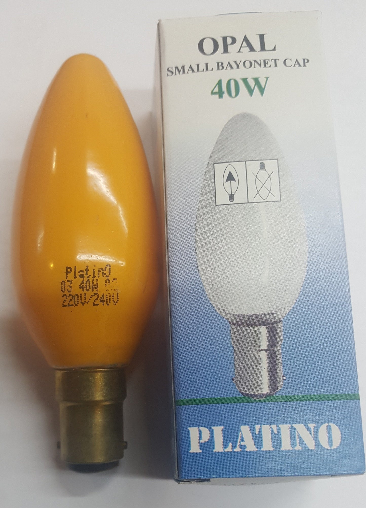 Amber Candle 40W SBC/B15 Pack of 10 - Beachcomber Lighting