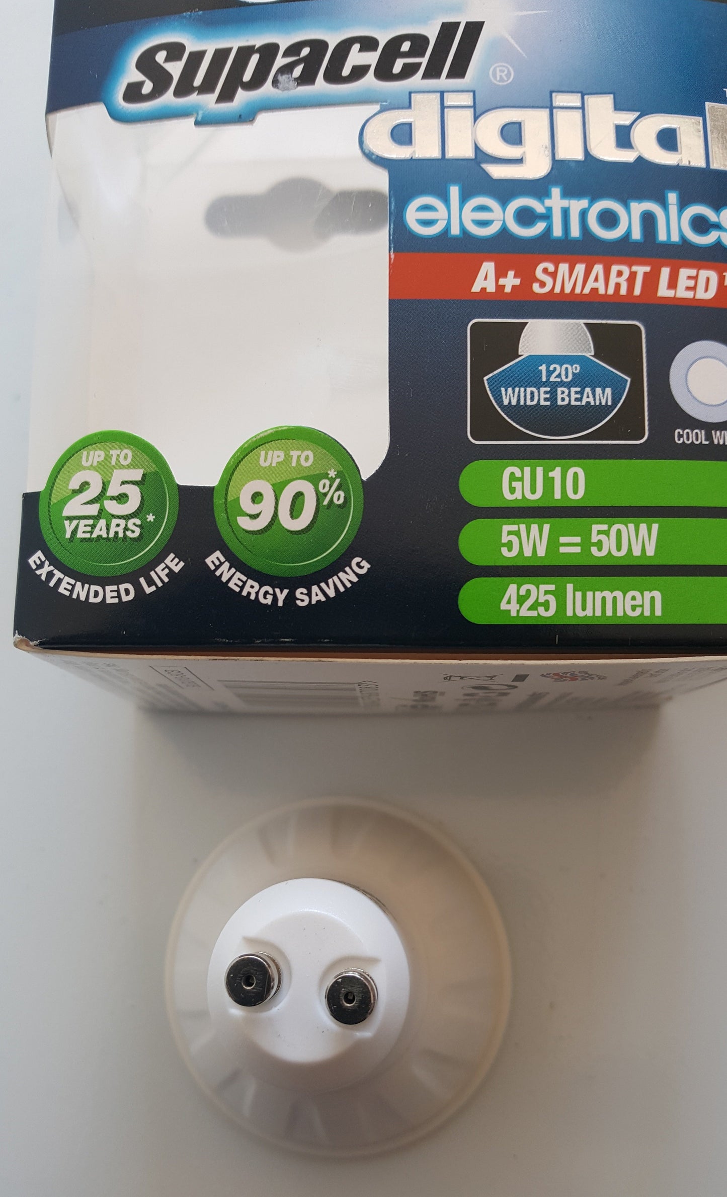 LED GU10 5W 6K/Daylight In Flood - Beachcomber Lighting
