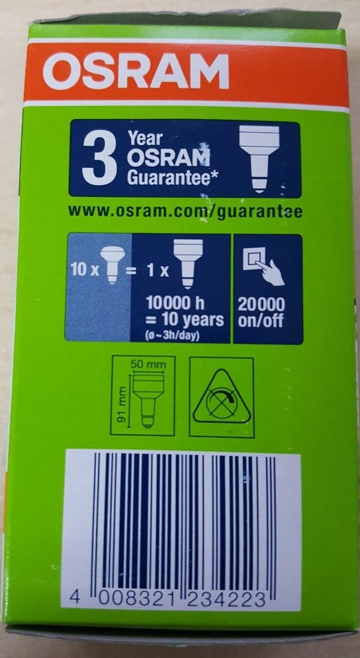 Osram R50 E14/SES 7W CFL Type - Beachcomber Lighting