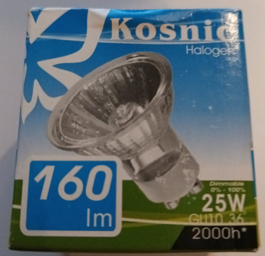 GU10 25w Halogen warm white by Kosnic