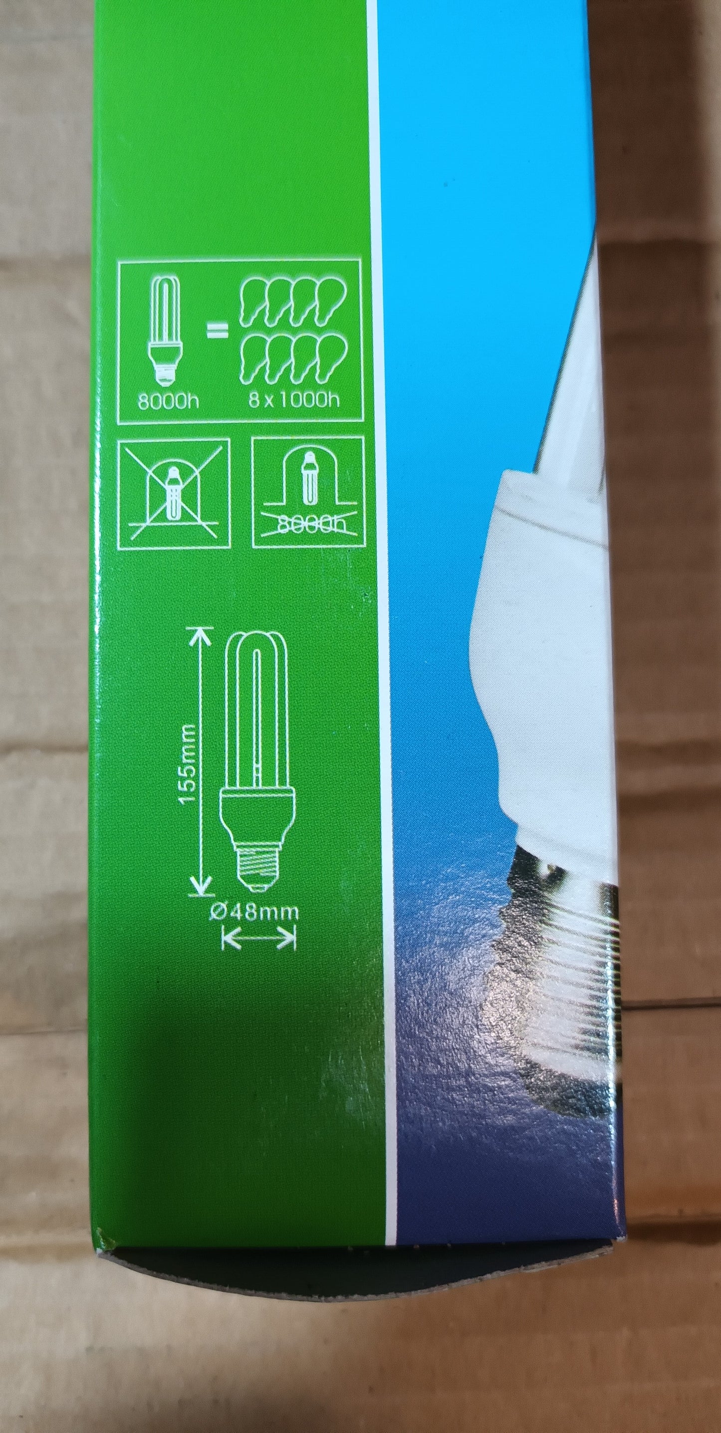 Energy Saving Light Bulbs 20w = 94w (1200lm) CFL warm white / 2700k ES / E27 by reon