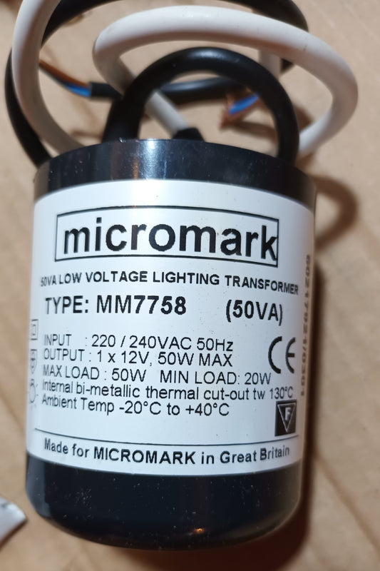 50W Low Voltage Toroidal Transformer MM7758 by Micromark