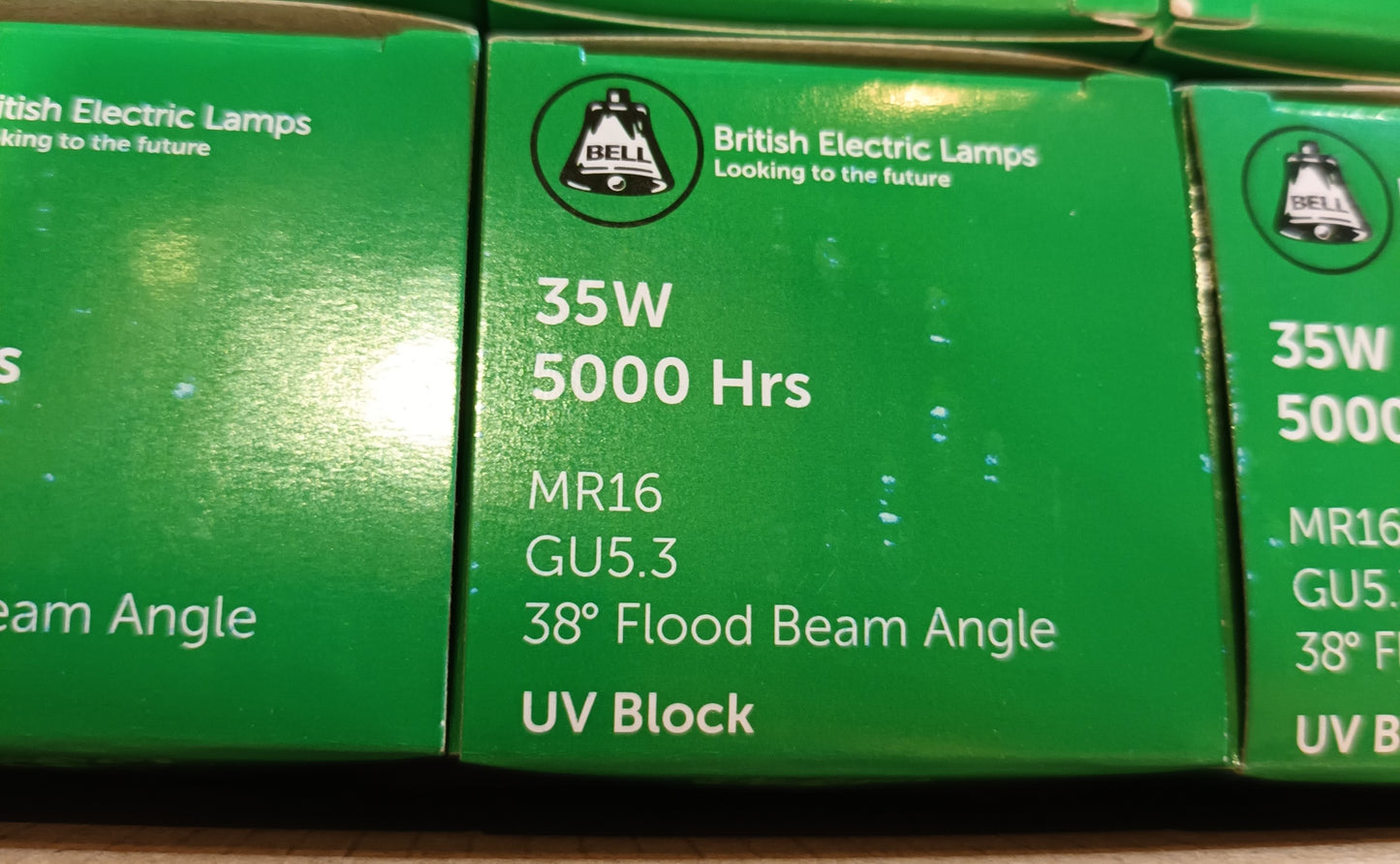 Bell MR16 35watt M281 halogen 12volt flood 38°   5000hrs gu5.3