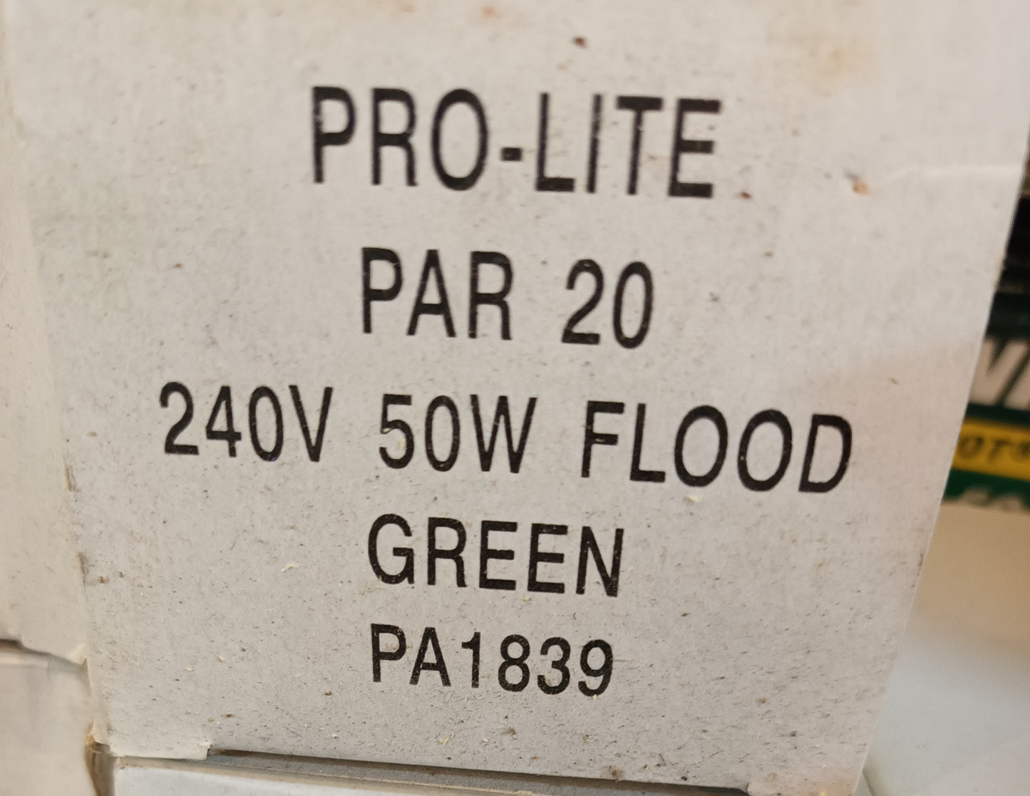 Par20 Green 50 watts flood  ES / E27 by Pro-lite