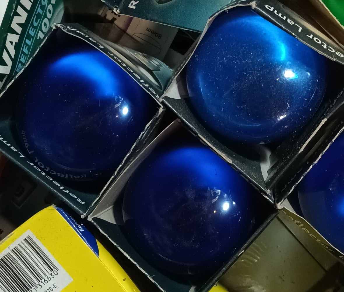 R63 Blue 60watts 240v Reflector spots