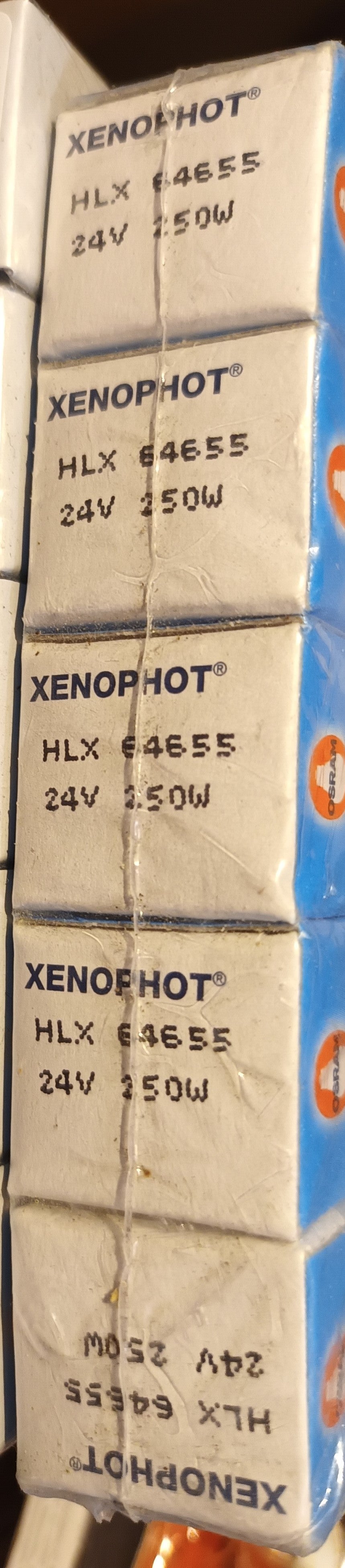 A1/223 EHJ Xenophot HLX 64655  Low-voltage 24V halogen lamps 250w without reflector by Osram