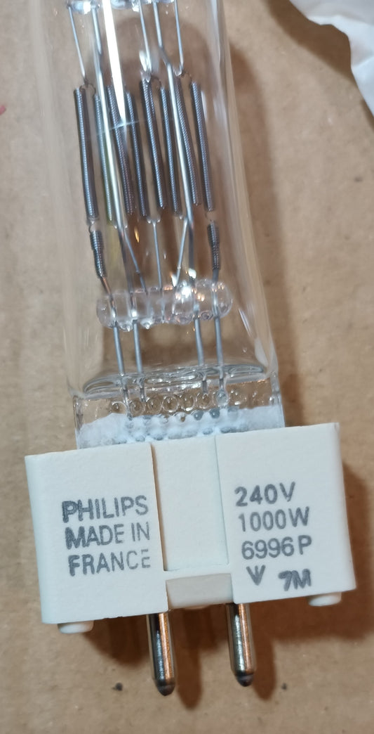 Theatre Lamp by Philips FWR 6996P T19  240Volt 1000Watts GX9.5 Lamp Replacement Light Bulb