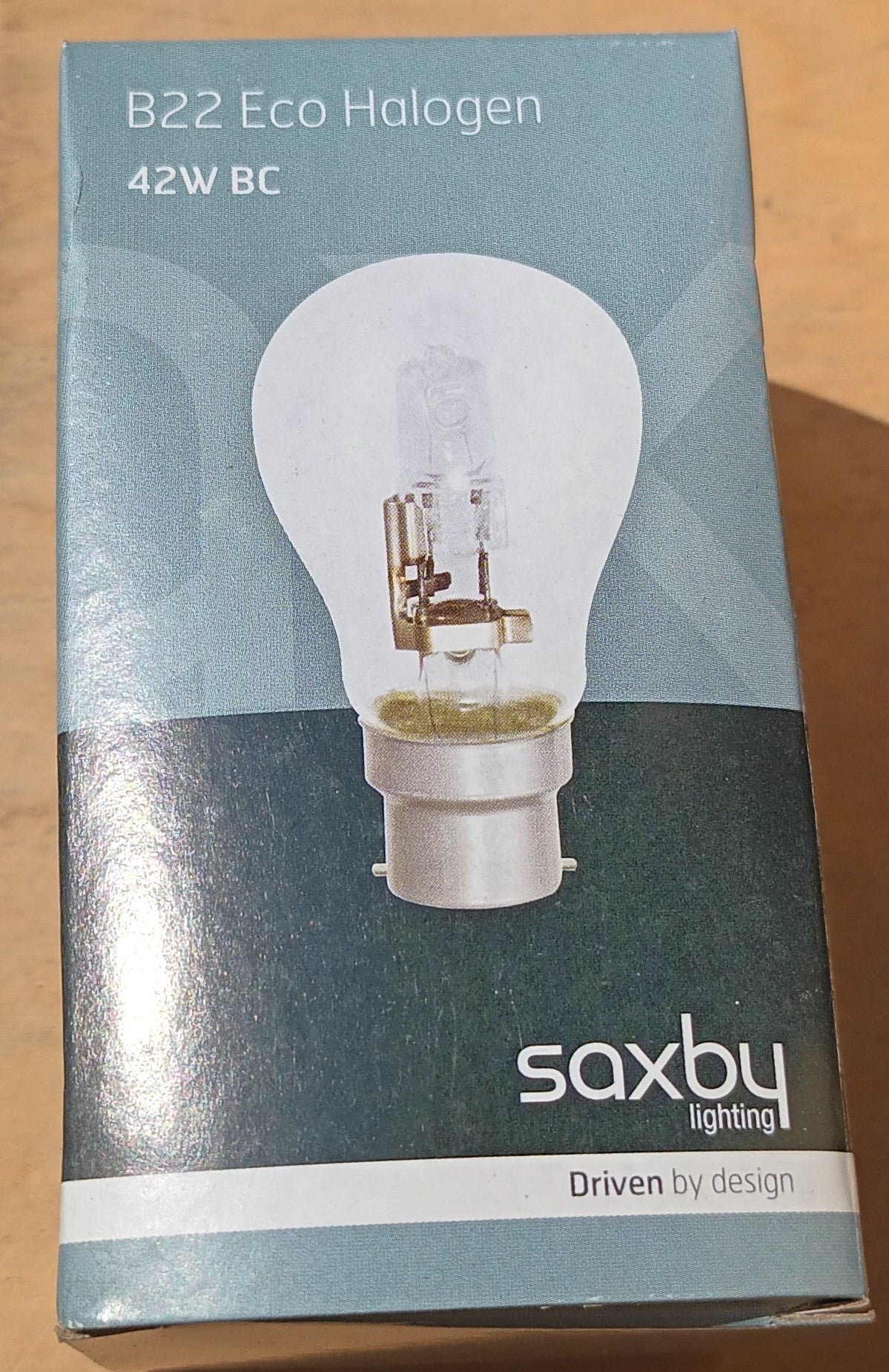 GLS Halogen BC /B22  Clear 42Watts by Saxby as low as £1.75