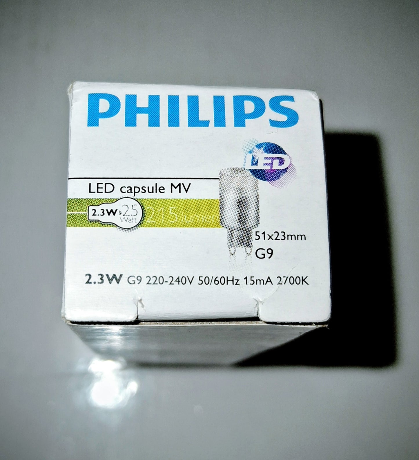 Philips Master G9 Capsule Lamp G9 Dimmable 2.3 Watt  warm white