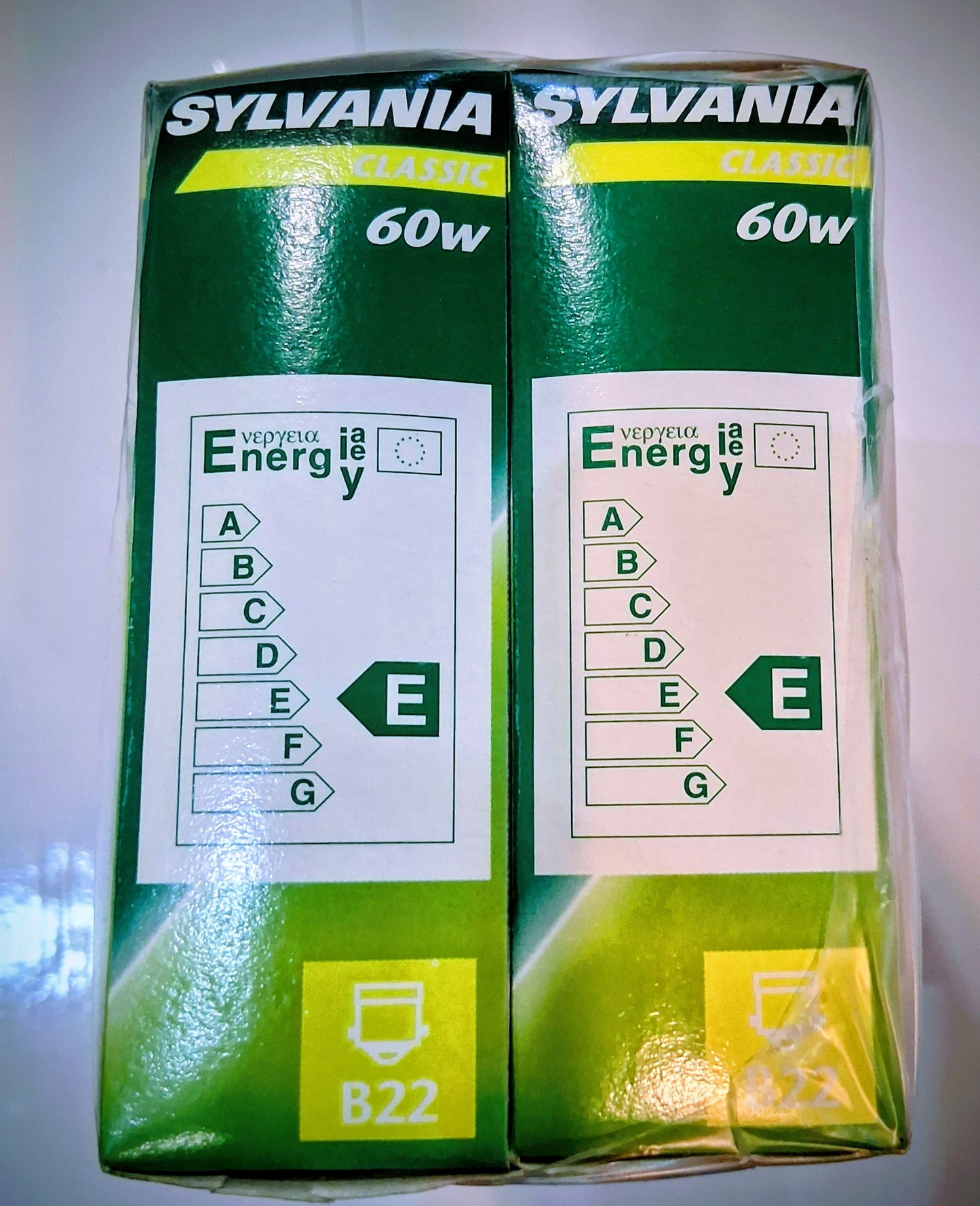 60 watt candle bc / b22 clear by Sylvania pack of ten.