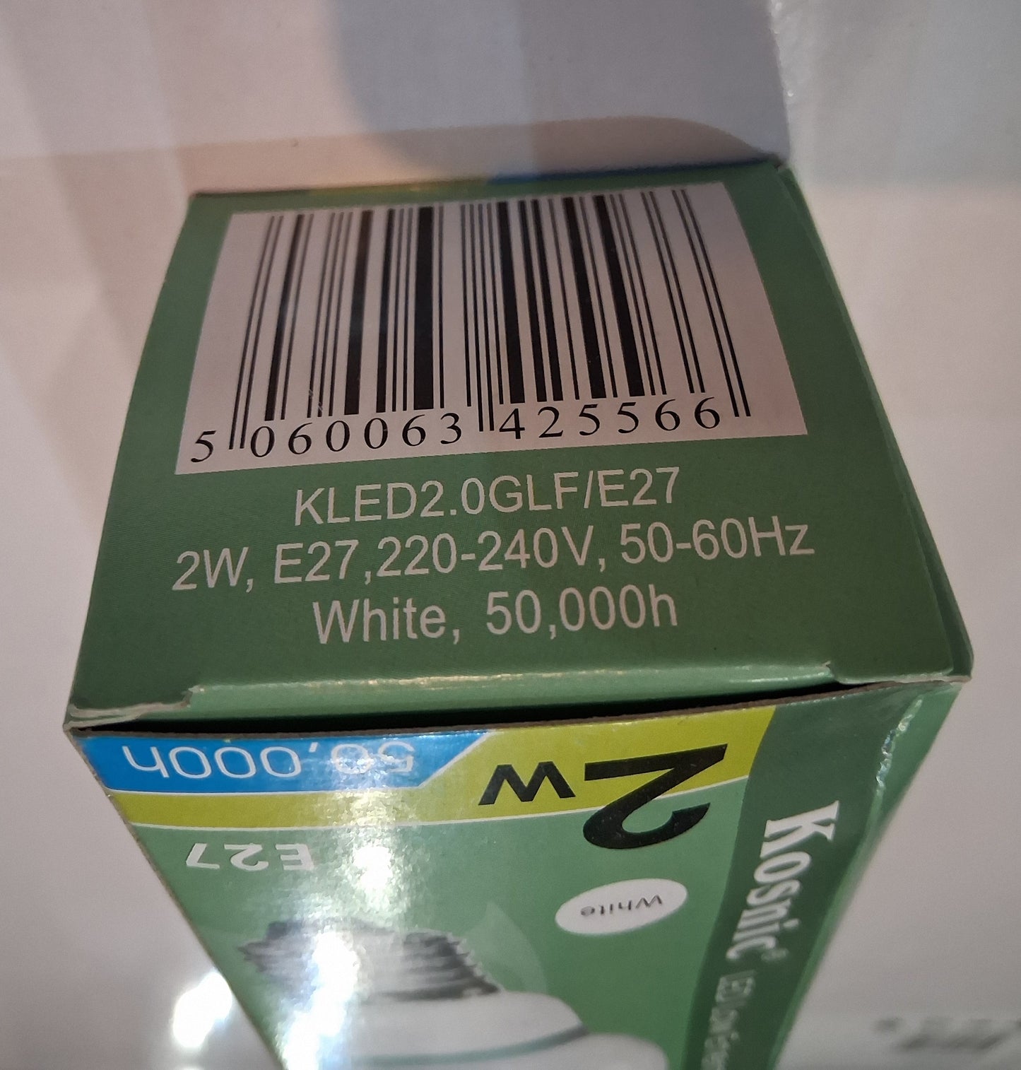 Golf Ball 2 watts ES / E27 white by kosnic ip65 Outdoor life 50,000h from £3