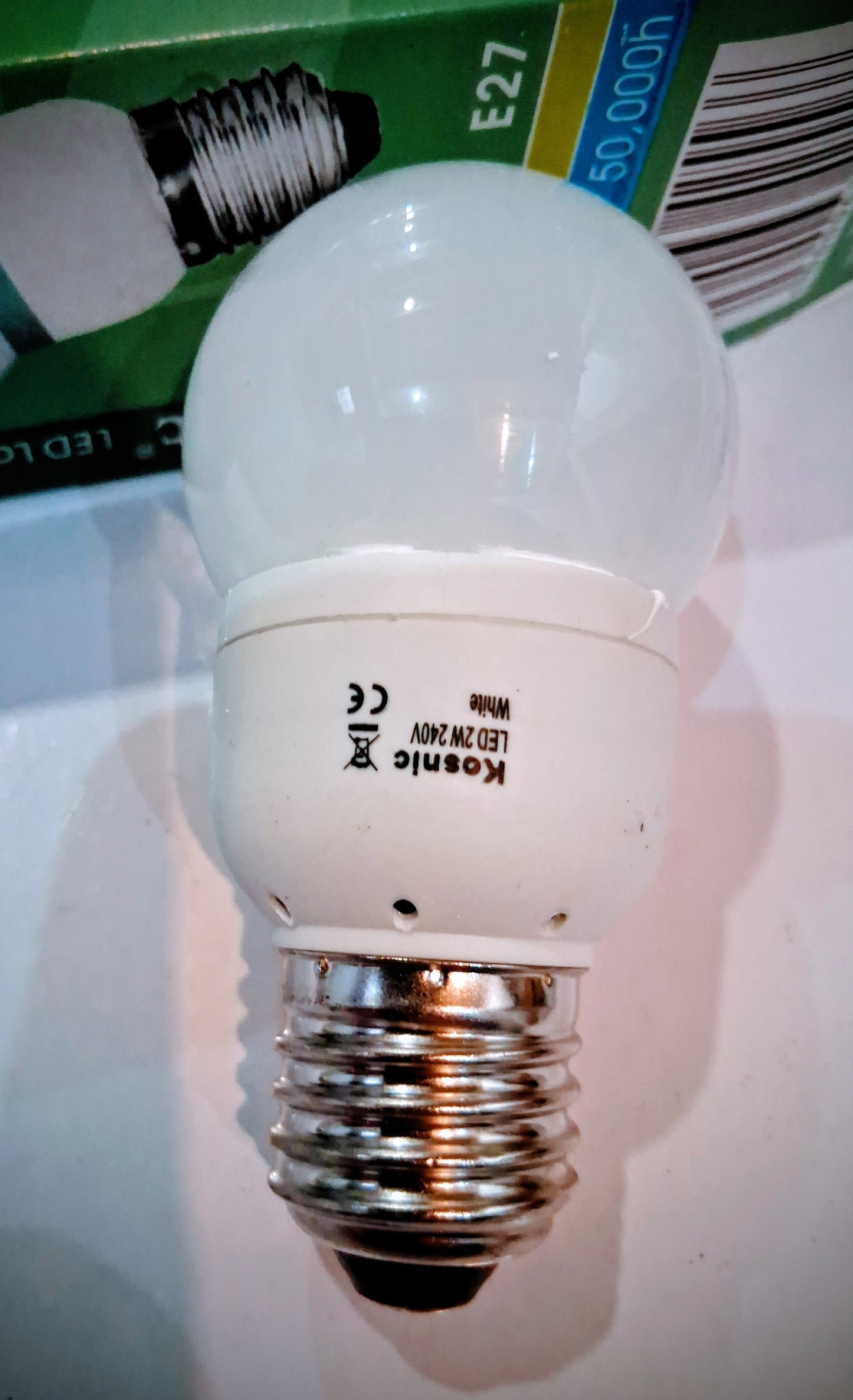 Golf Ball 2 watts ES / E27 white by kosnic ip65 Outdoor life 50,000h from £3