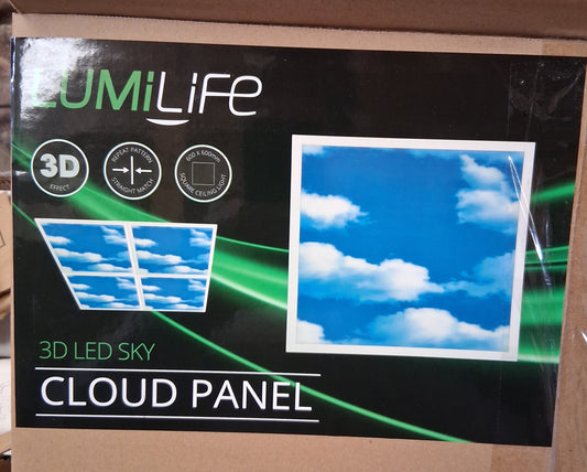 CLOUD PANEL 600 X 600mm LED 40 WATT PACK OF 4