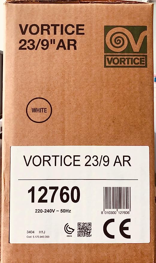 Vortice - Exhaust Fan 23/9' (White) Model 12760