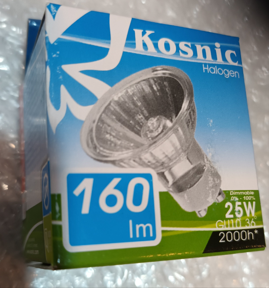 GU10 25 WATTS Eco Halogen Ten pack by Kosnic for £12