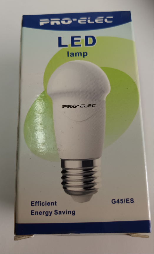 G45 LED 5 watt = 450lm ES / E27 daylight pack of 5 by pro-elec