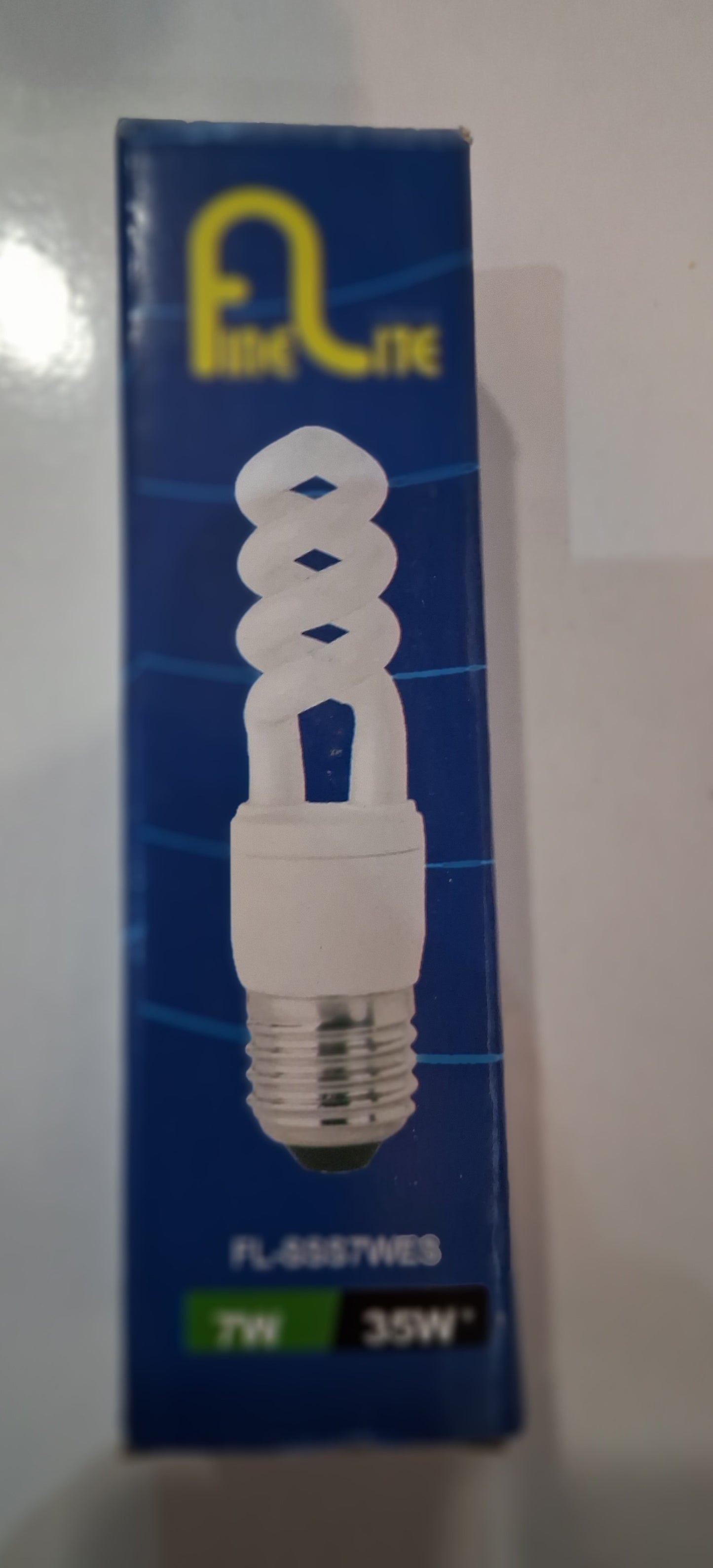 Mini Spiral CFL 7 Watts = 35w ES / E27 Warm white