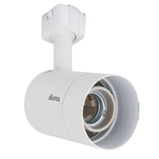 ILLUMA T325-WH/S Rocket Spotlight in White for 1-circuit Track System  using ES/E27