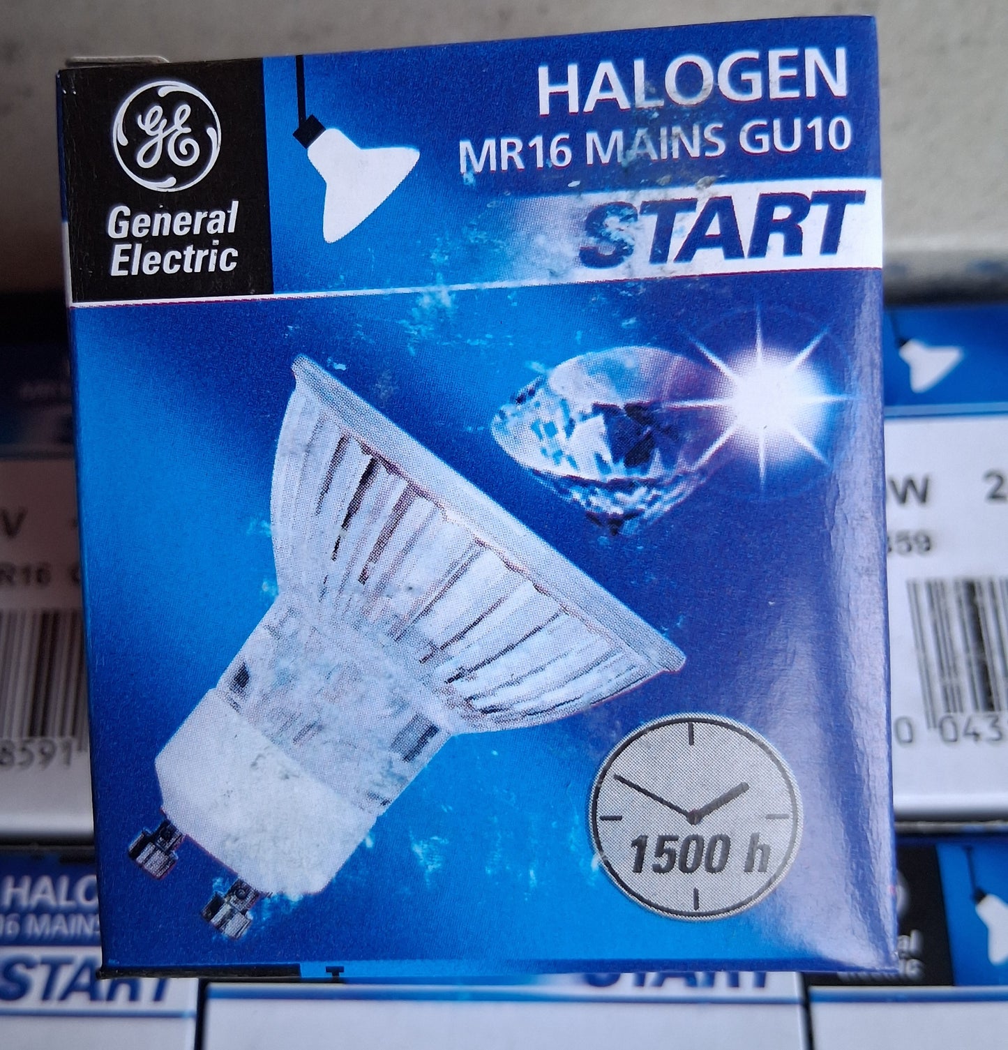 GE GU10 20 watts halogen 1500 hours 36deg from £1.35