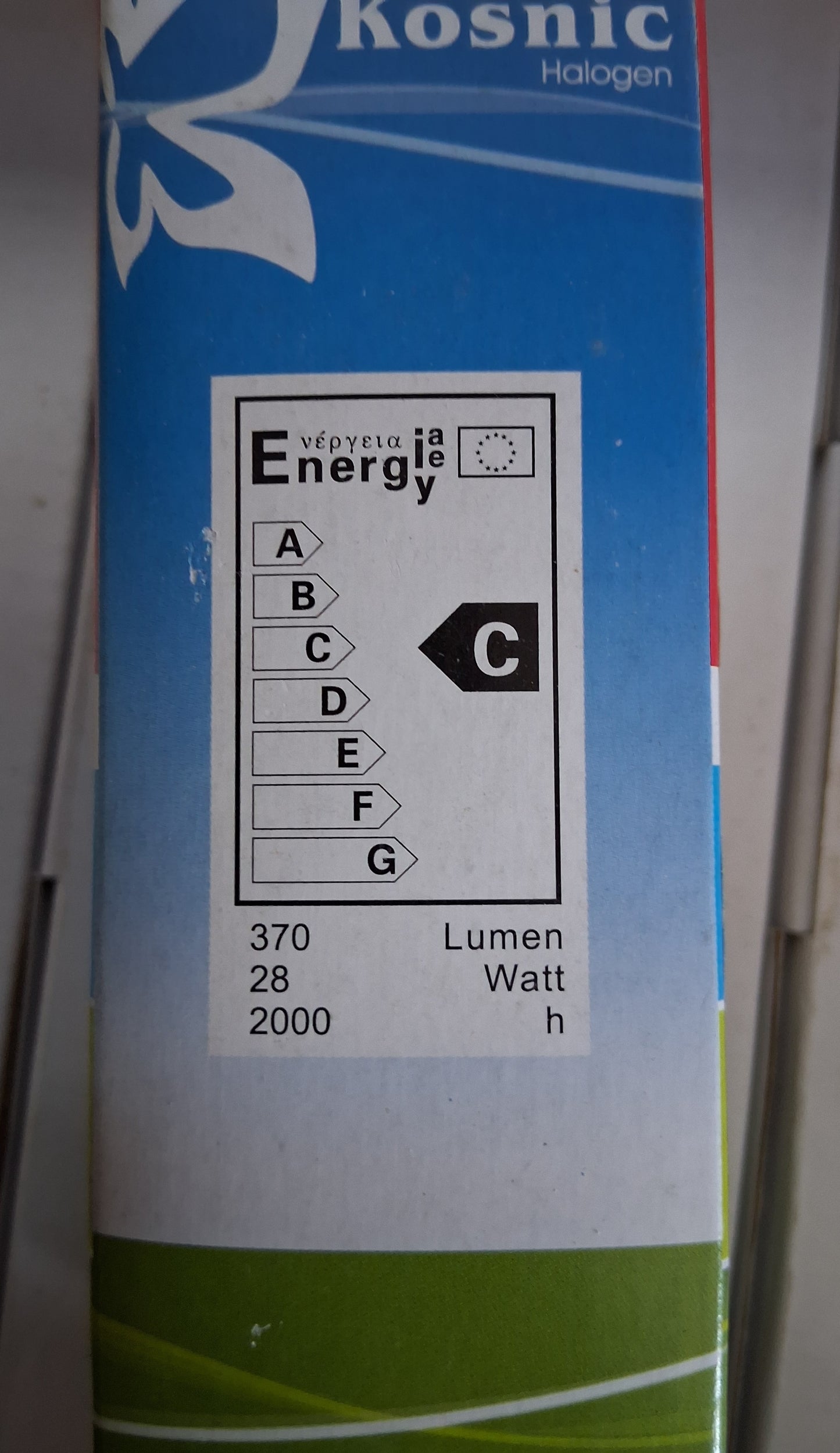 28 WATT CANDLE HALOGEN ES / E27 clear by Kosnic