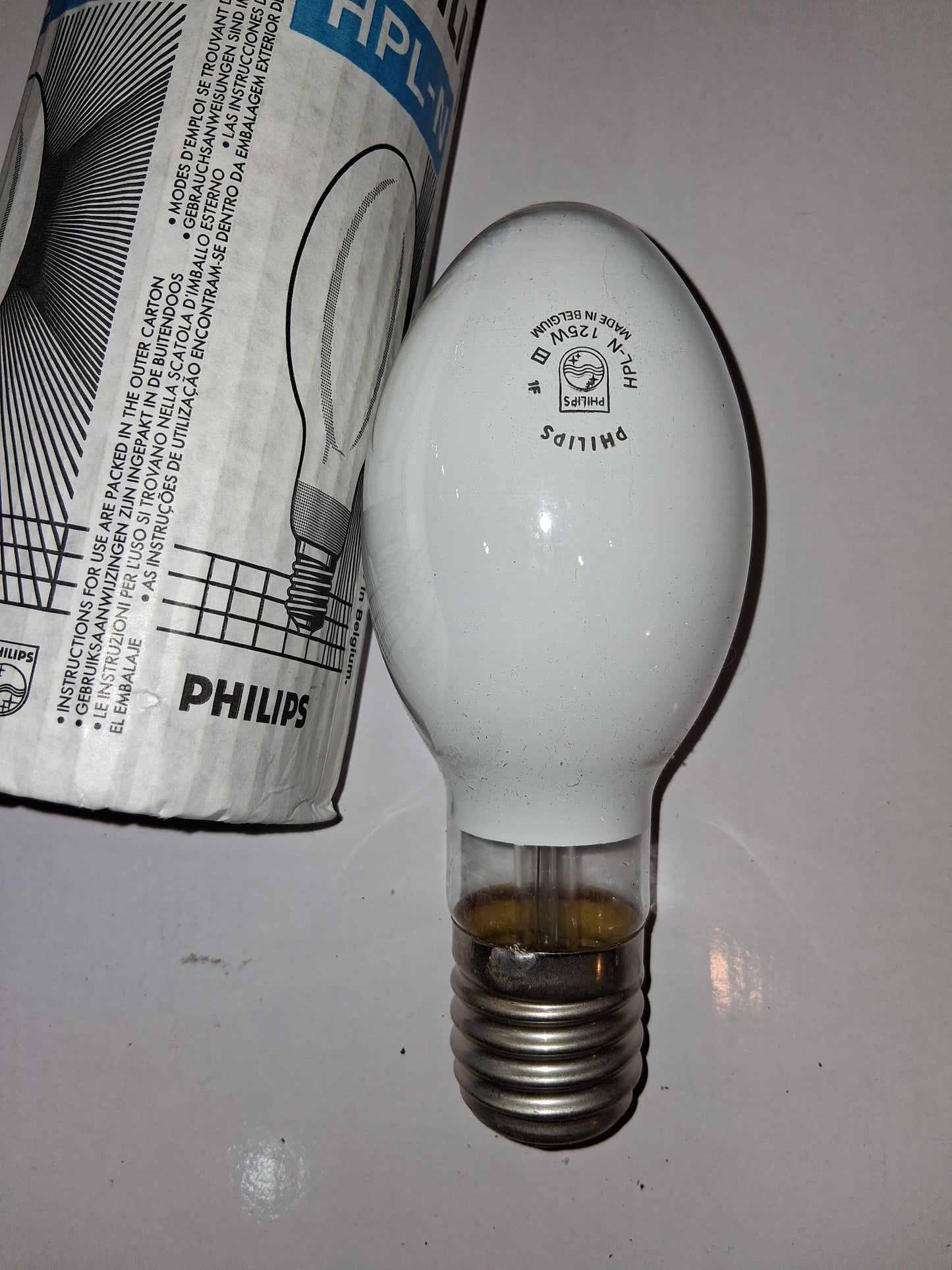 HPL-N  125 Watts by Philips made in Belgium