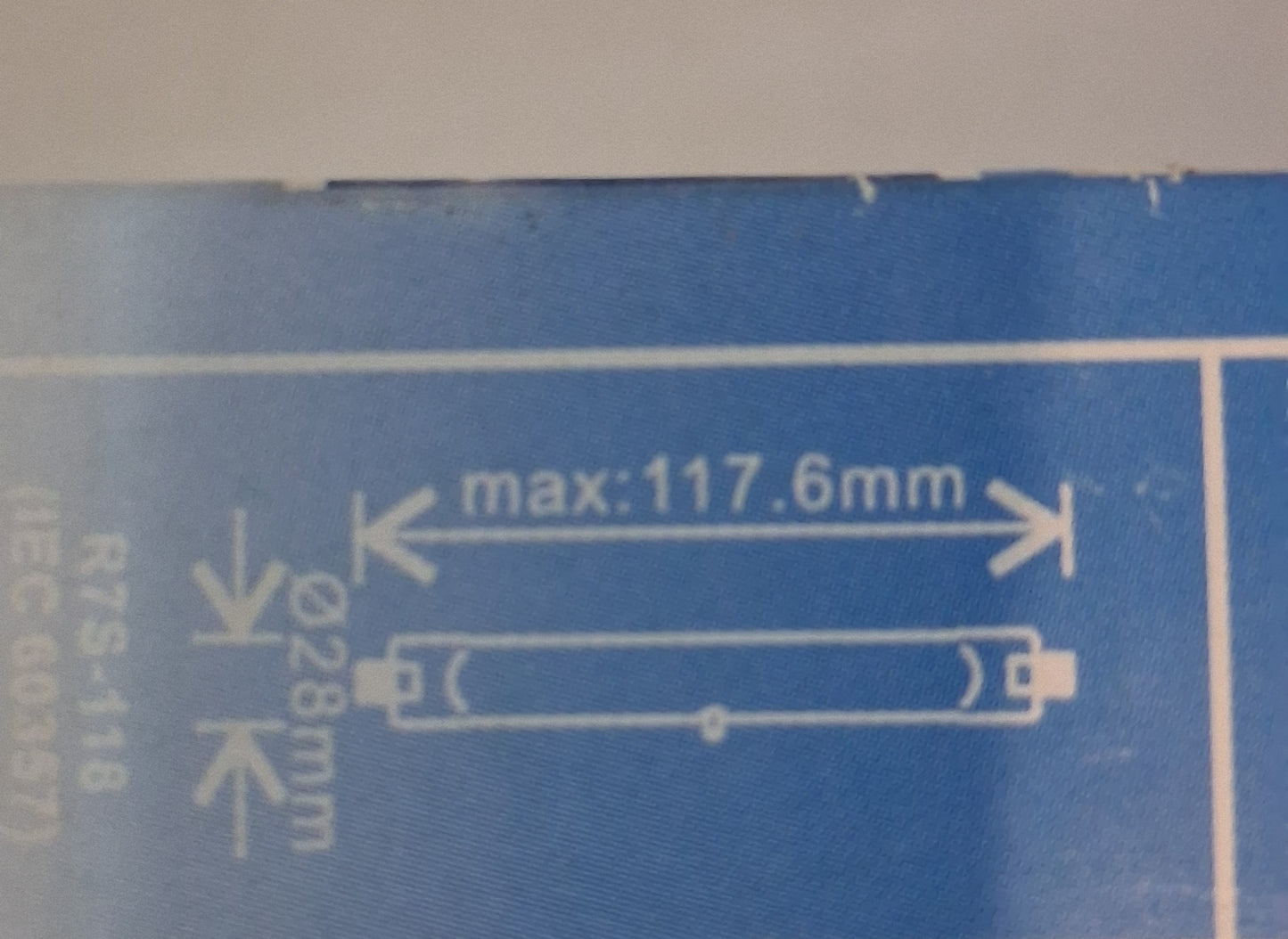 LED R7S linear type 7 watt daylight 680lm by kosnic Halogen Replacement