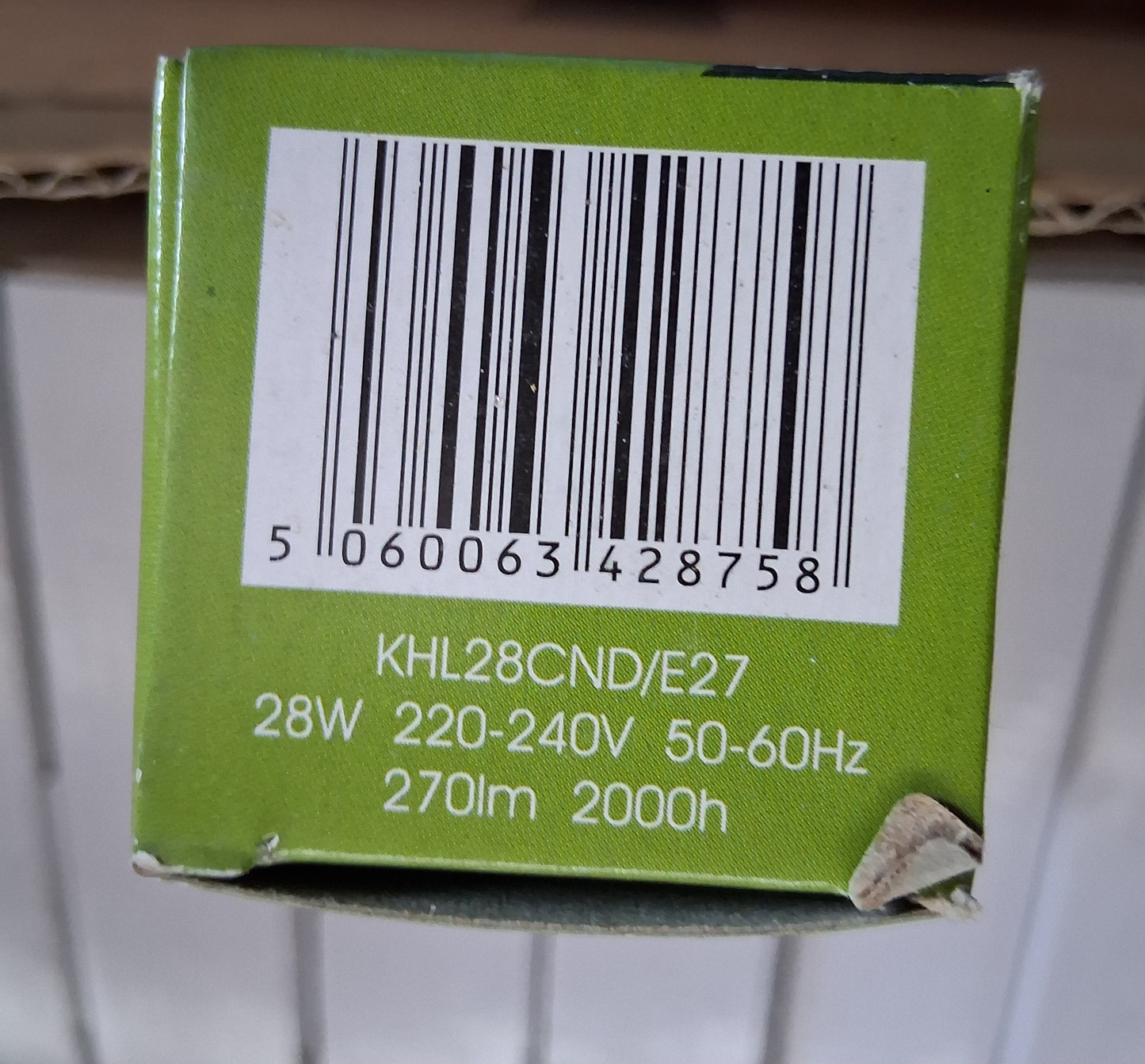 28 WATT CANDLE HALOGEN ES / E27 clear by Kosnic