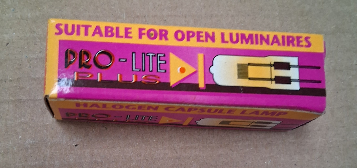 GY6.35 100 Watt Halogen Capsule - 12 volt M28 type by pro-lite