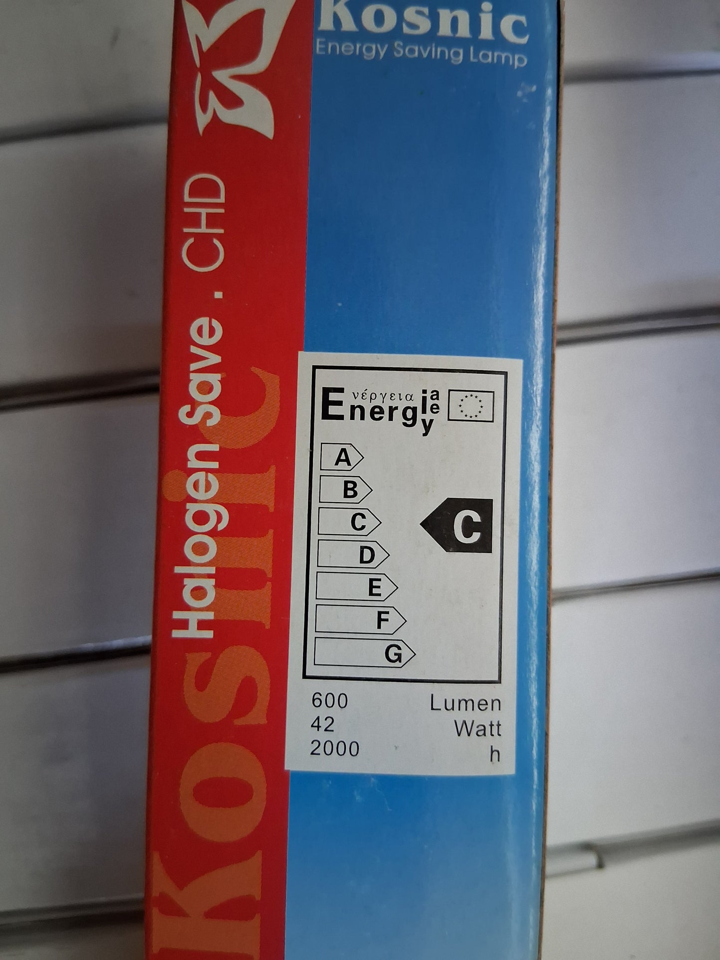 candle ES / E27 Clear bent tip 42 watt halogen = 60 watt by Kosnic