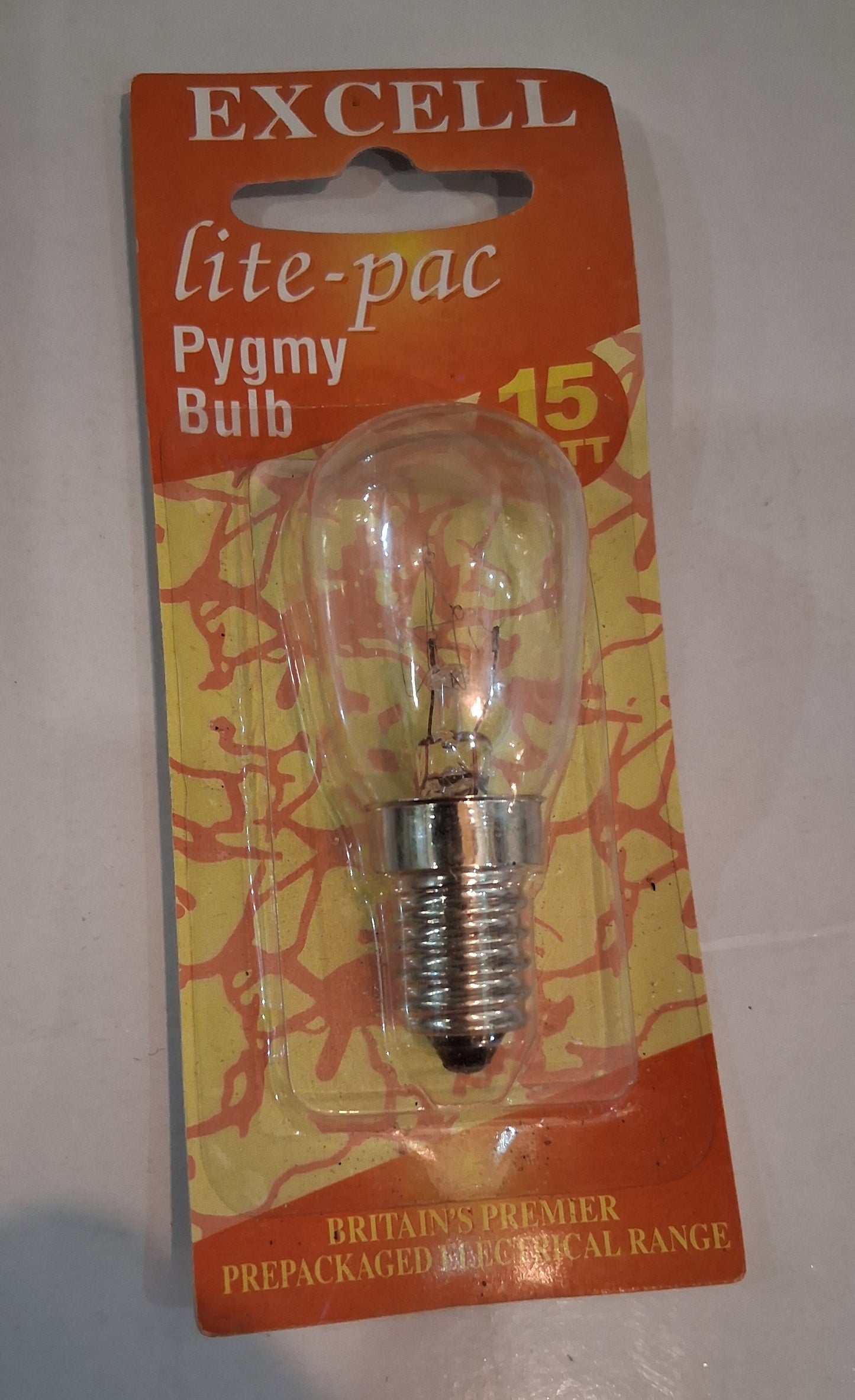 Pygmy bulb 15 watts clear ses / E14