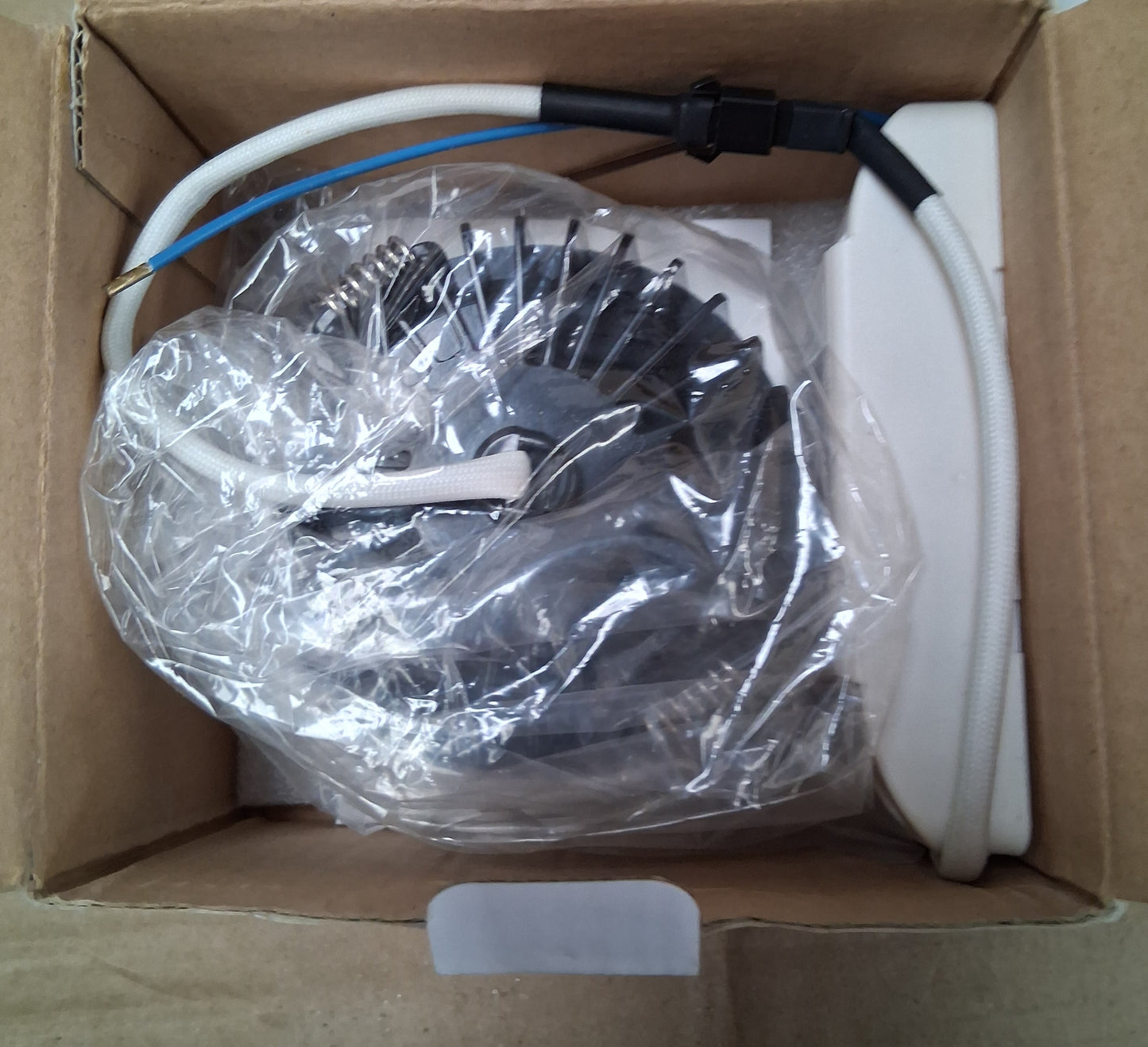 LED Recessed downlight 9 watts cob matt white 3k / warm white pack of 2