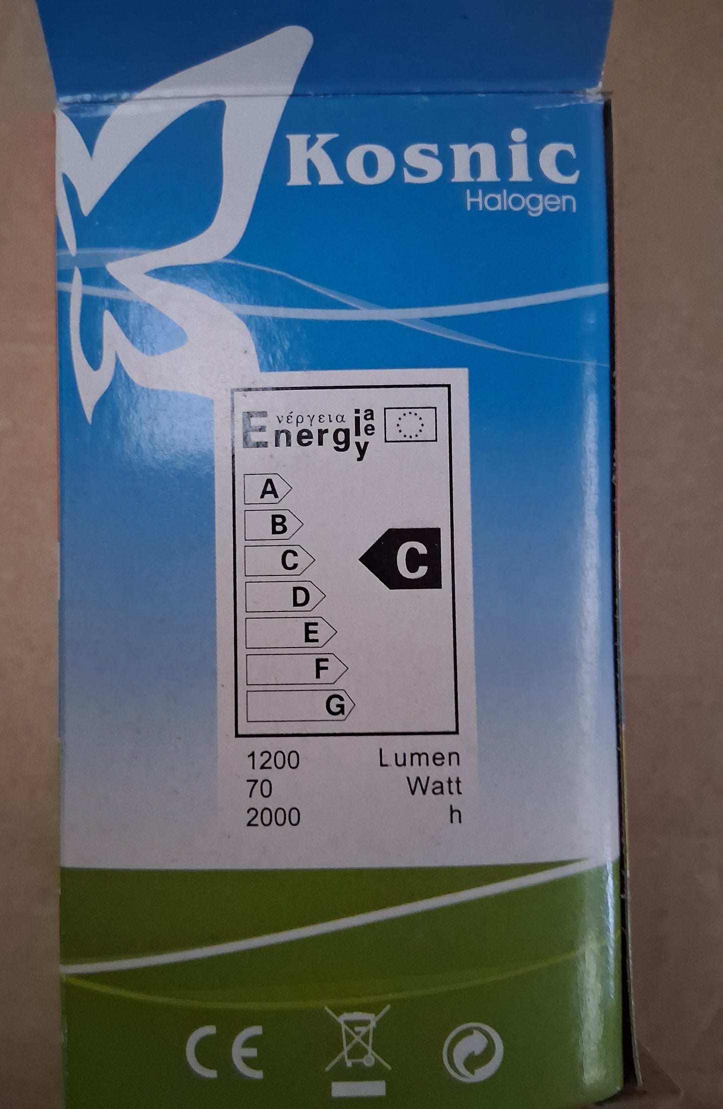 GLS Halogen Clear 70 watt ( 1200LM ) ES / E27 cap by Kosnic