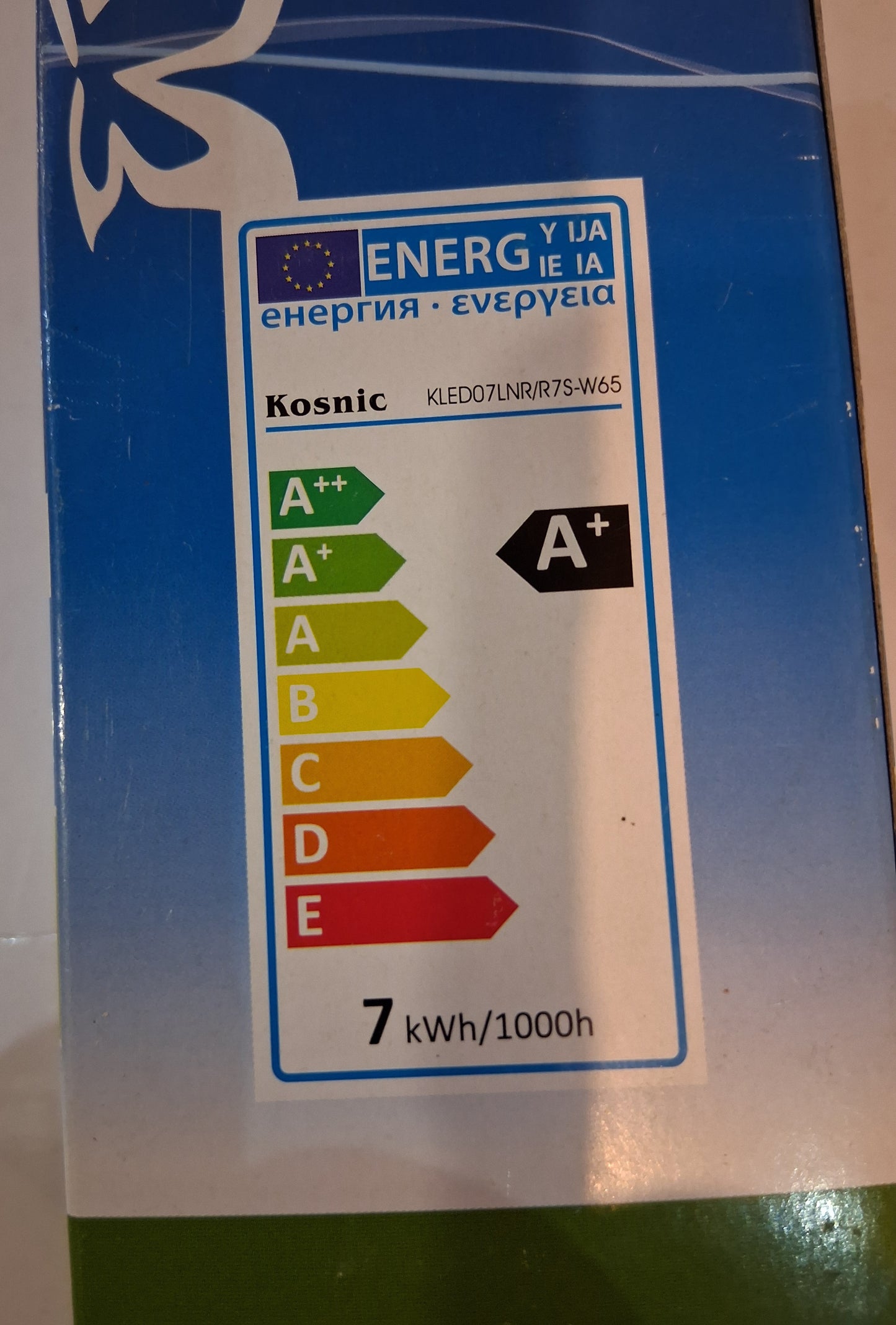 LED R7S linear type 7 watt daylight 680lm by kosnic Halogen Replacement