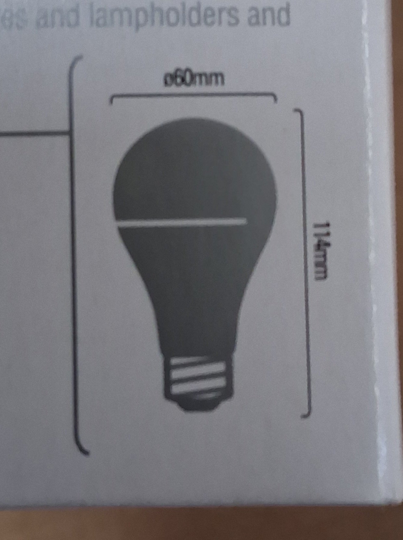 6.7 Watt GLS A60 LED DIMMABLE Light Bulbs, Samsung  ES / E27 warm white