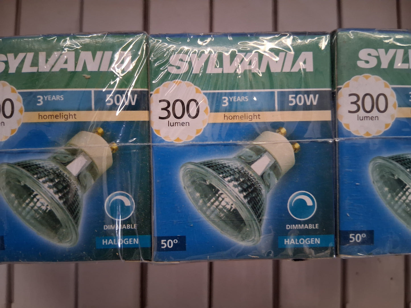 Sylvania GU10 50 Watts 300lm homelight 3000hrs dimmable