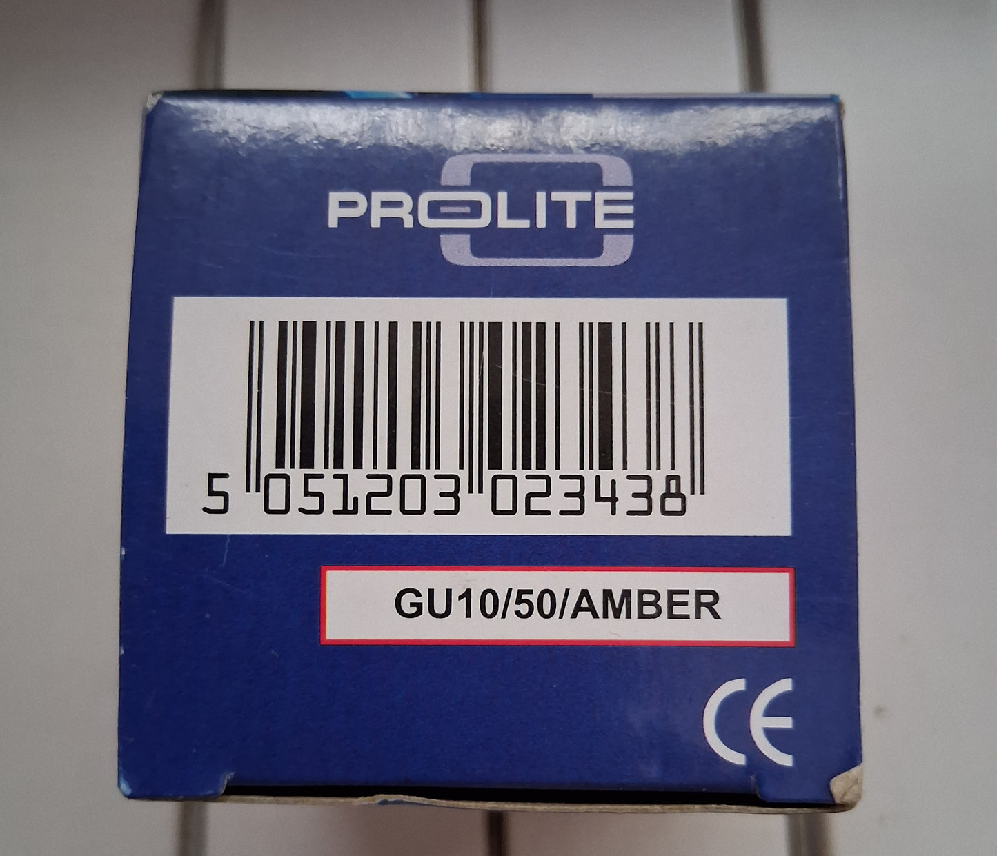 Coloured Gu10 50W amber packs of 4