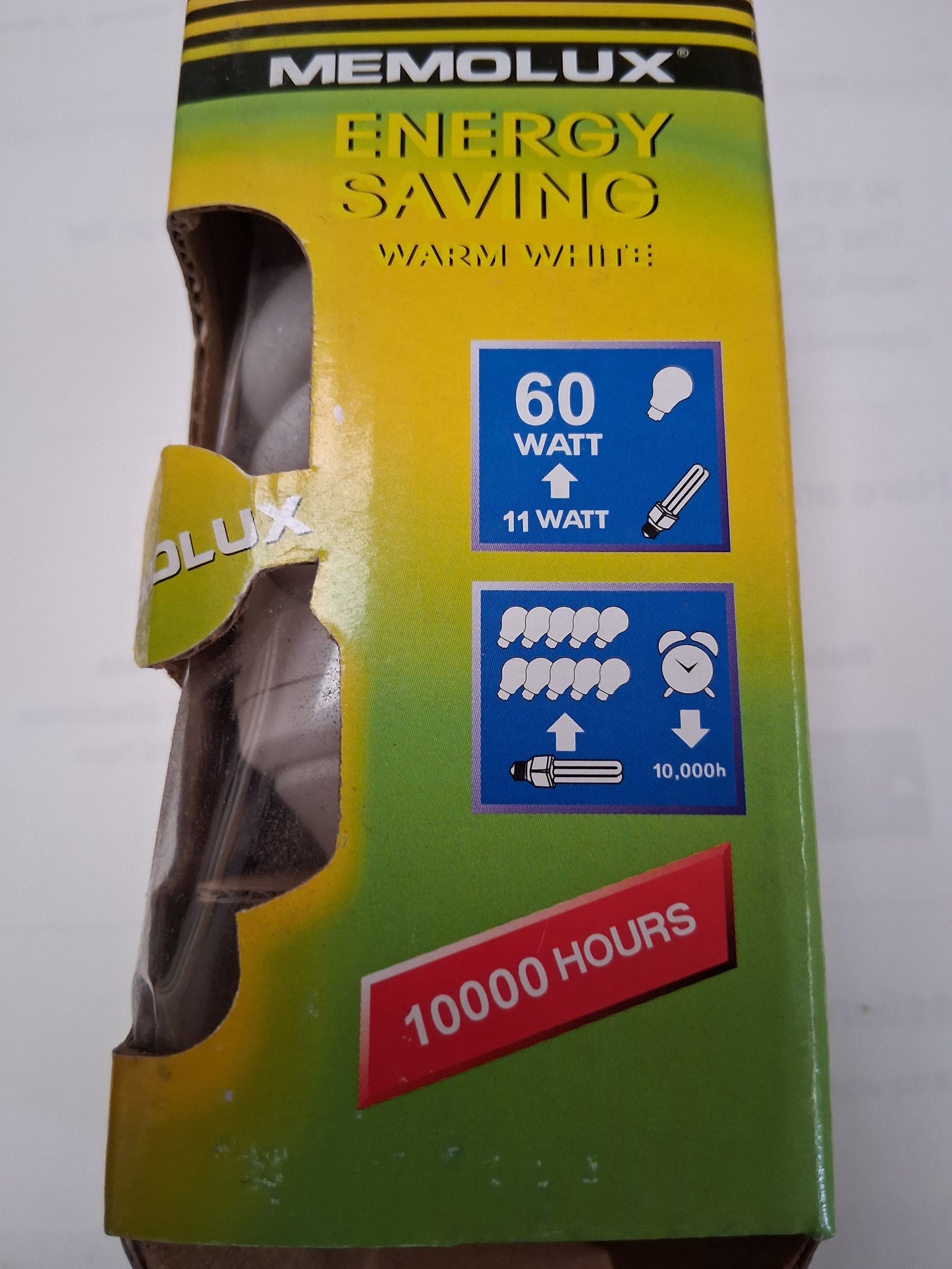 Memolux 11 watt = 60 watt BC / B22 Warm white 2700k 10,000h