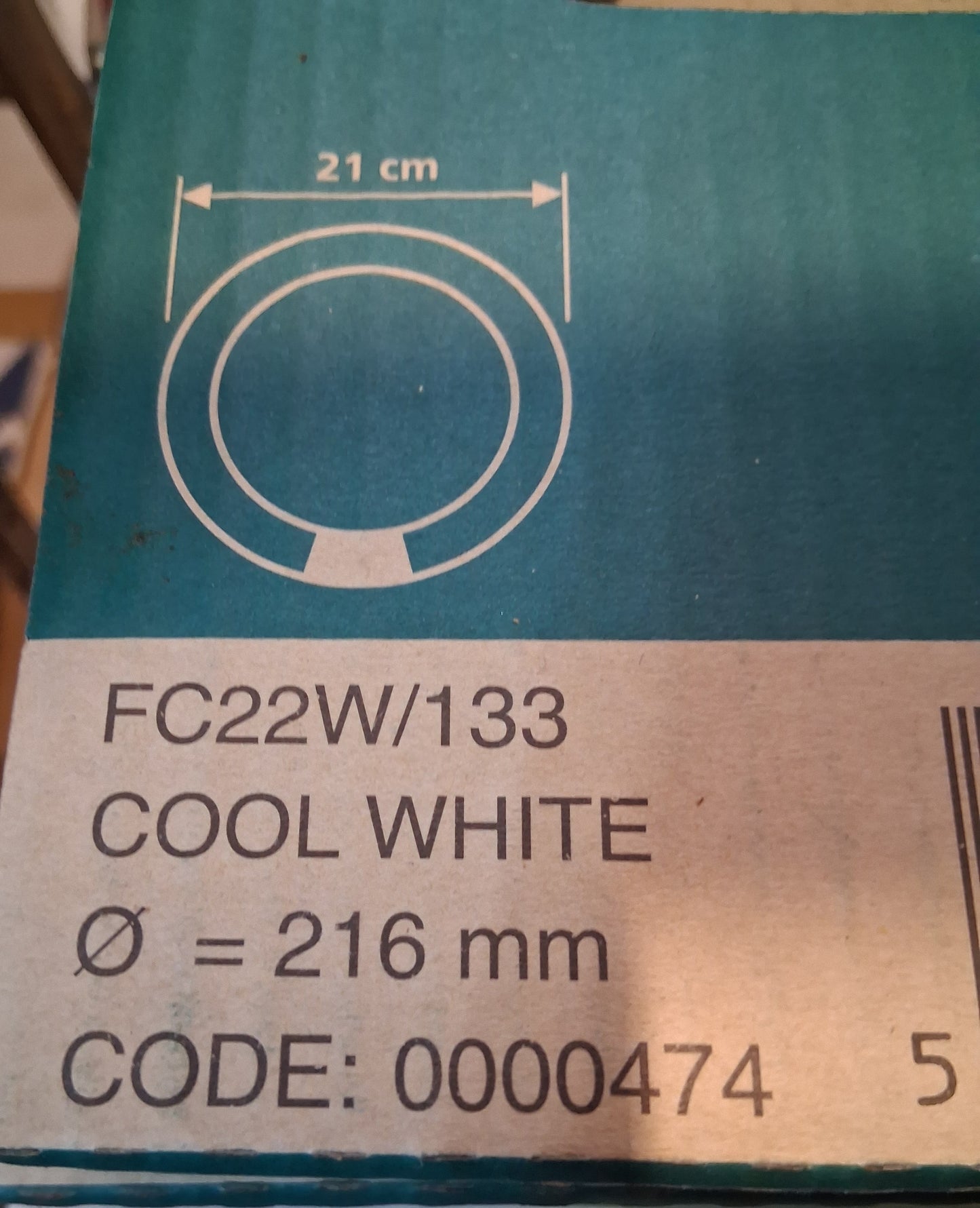 Circular 22W 8" Cool White 840 4 Pin by Sylvania