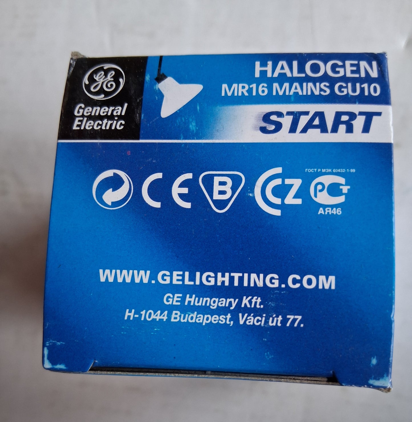 GE gu10 50 watts = 340lm 1500hrs warm white.   from £1.50.