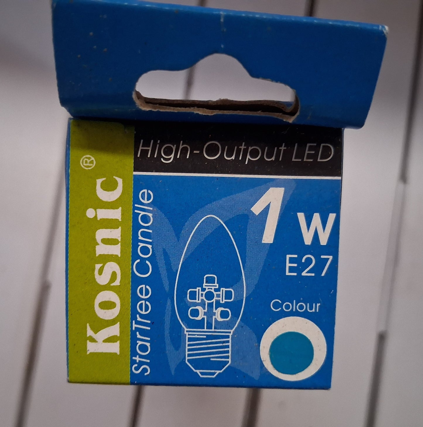 1 watt BLUE Candle ES / E27  life 30,000 hrs by kosnic from £4 each