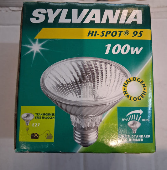 Par30 / Hi - Spot 95 Flood ES / E27 100 Watt Twin Pack By Sylvania