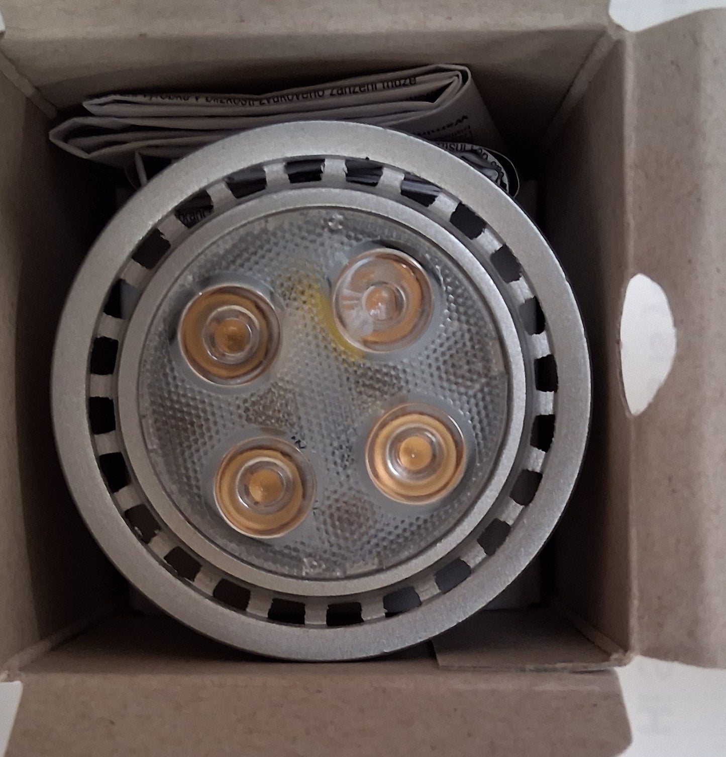 Gu10 by Samsung 6.7 watt dimmable warm white.